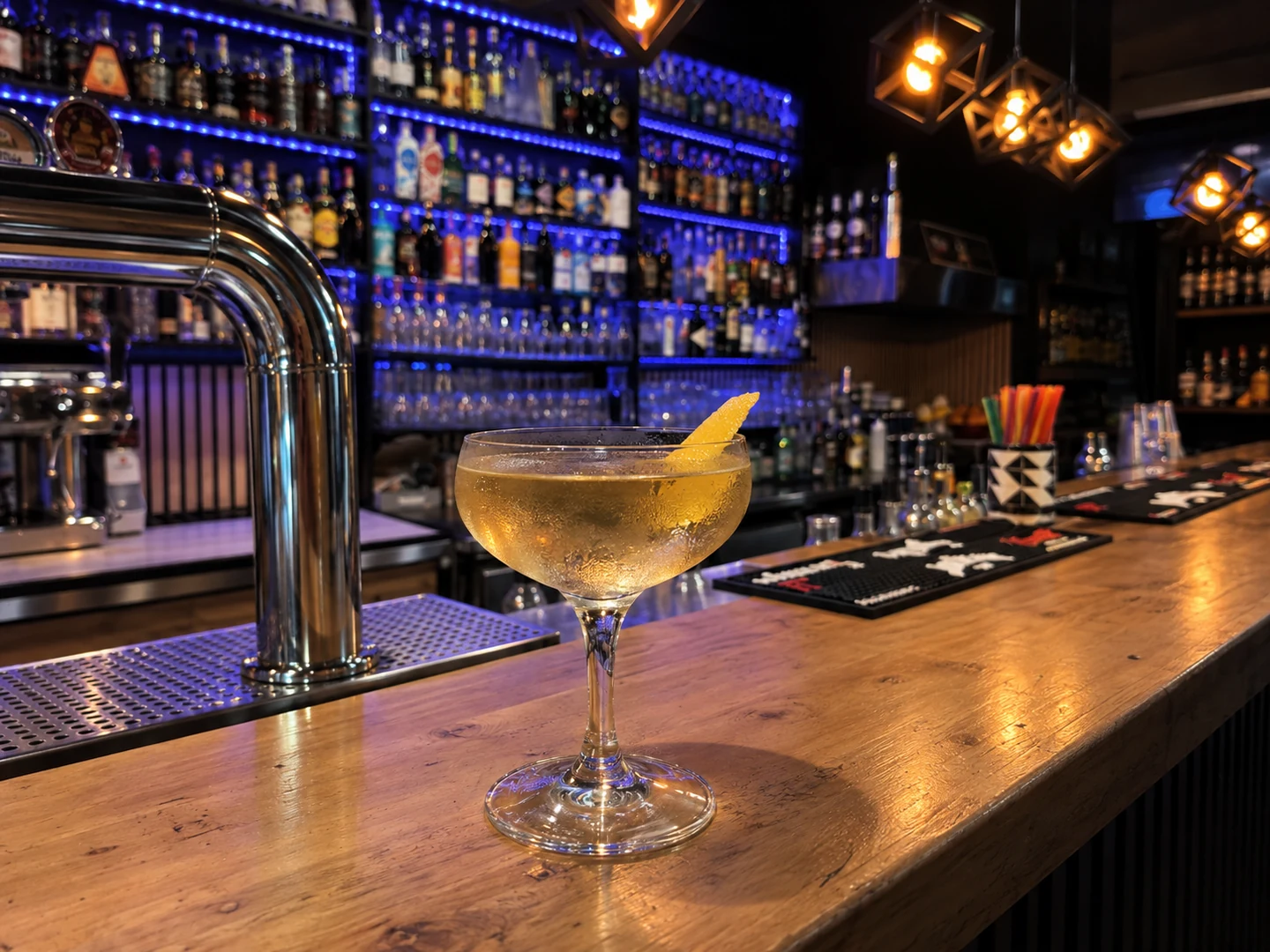 Bamboo, served at Jimmy Cocktail Lab on Via Petroni, Bologna