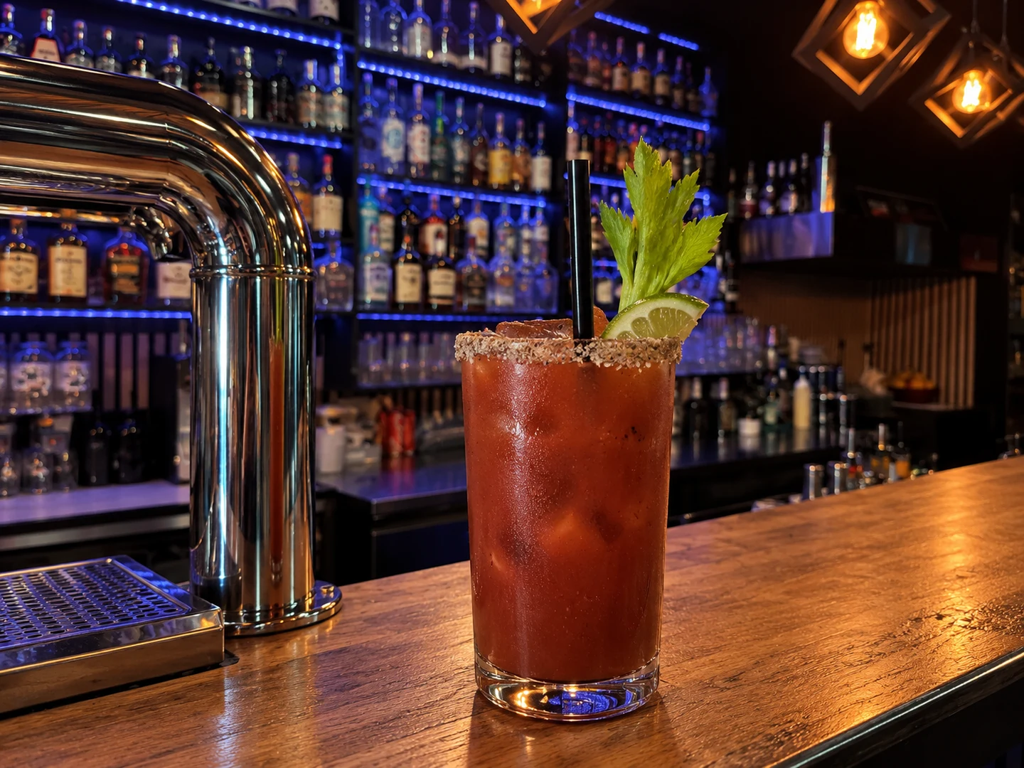 Caesar, served at Jimmy Cocktail Lab on Via Petroni, Bologna