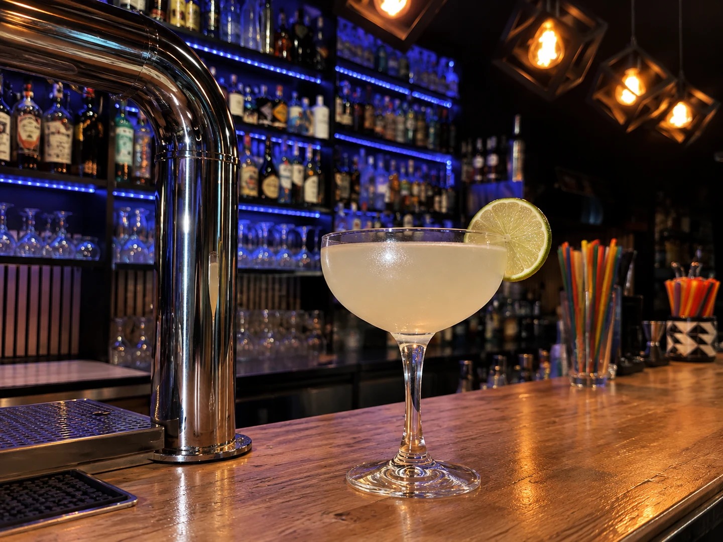 Daiquiri, served at Jimmy Cocktail Lab on Via Petroni, Bologna