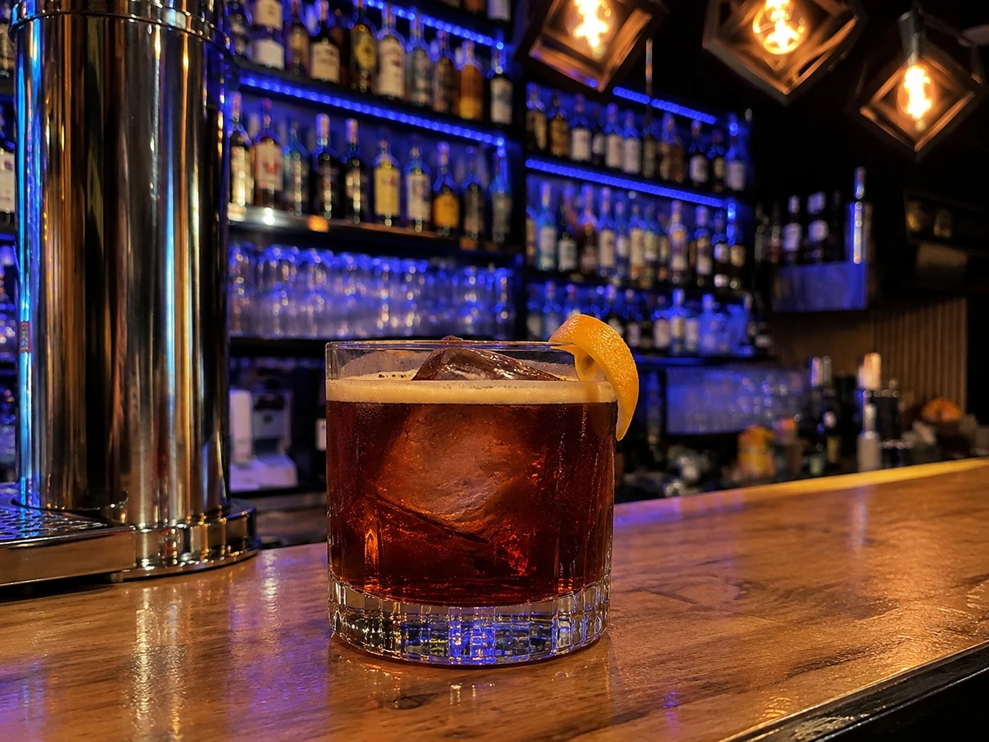 Espresso Boulevard, served at Jimmy Cocktail Lab on Via Petroni, Bologna