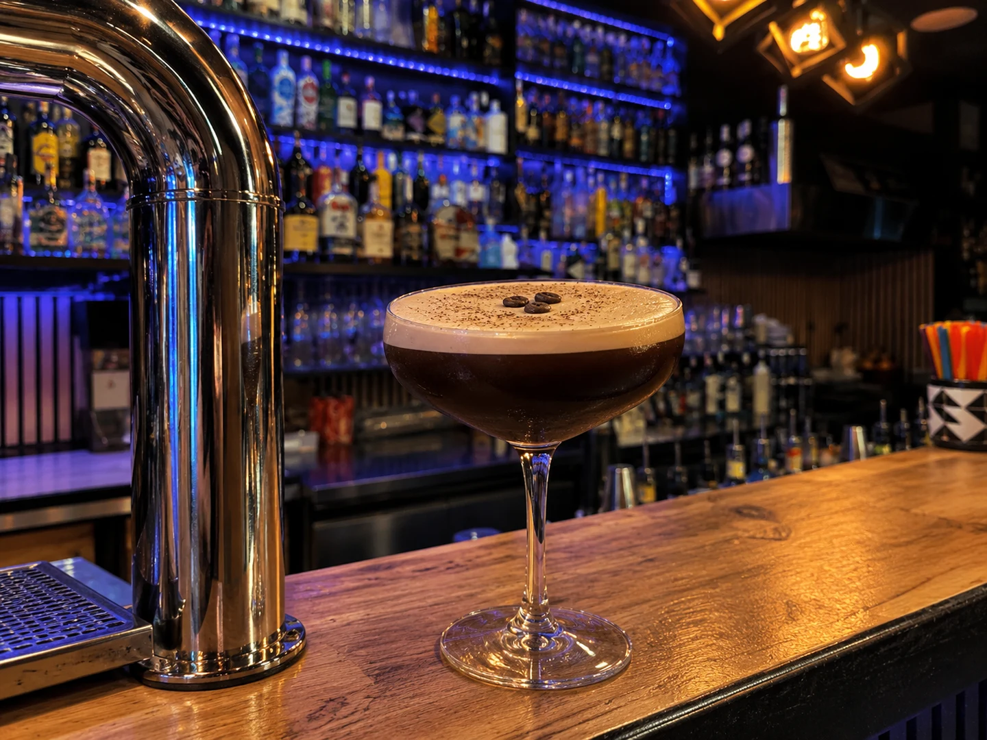 Freddo Espresso Martini, served at Jimmy Cocktail Lab on Via Petroni, Bologna