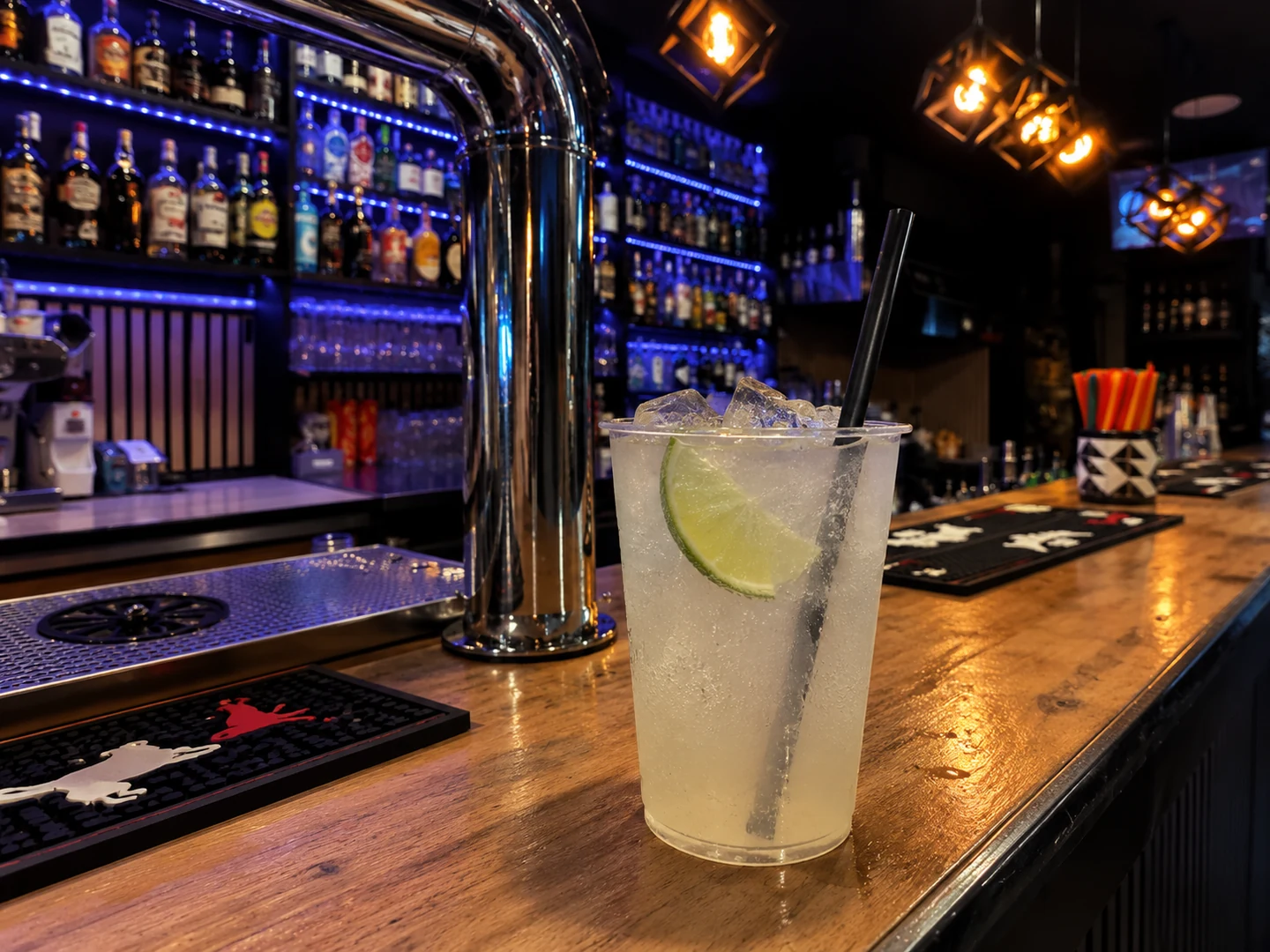 Gin Lemon, served at Jimmy Cocktail Lab on Via Petroni, Bologna