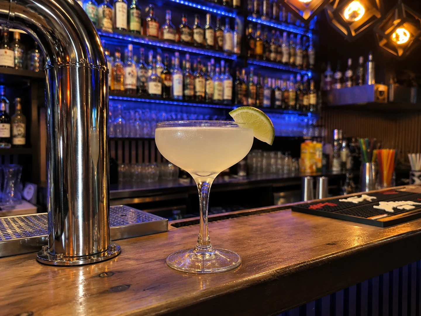 Kamikaze, served at Jimmy Cocktail Lab on Via Petroni, Bologna