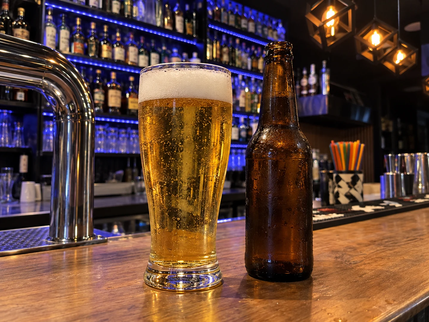 International Lager, served at Jimmy Cocktail Lab on Via Petroni, Bologna