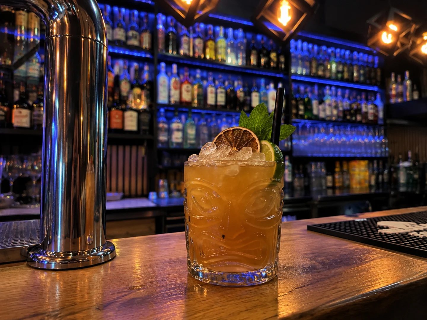 Mai Tai, served at Jimmy Cocktail Lab on Via Petroni, Bologna