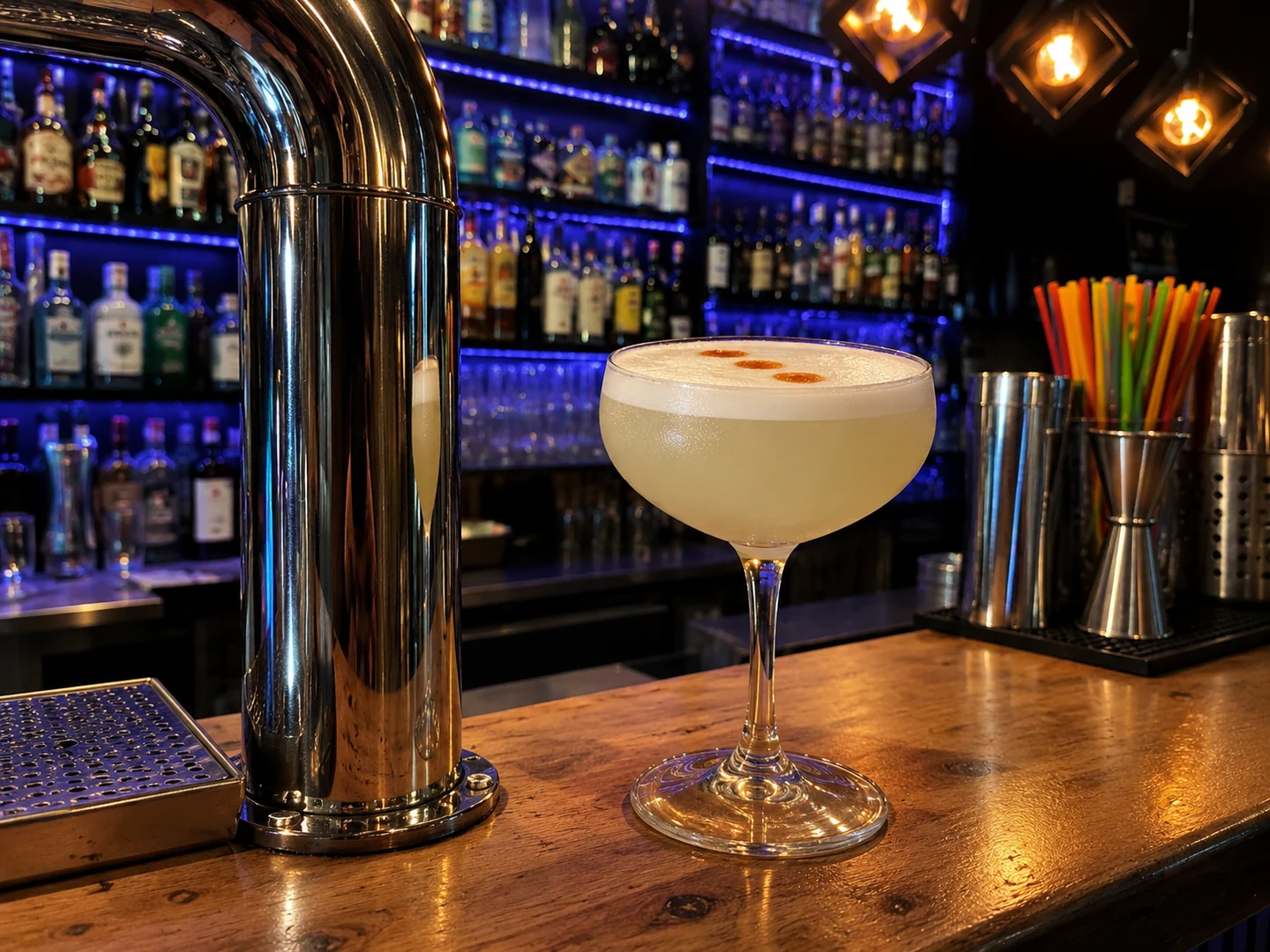 Pisco Sour, served at Jimmy Cocktail Lab on Via Petroni, Bologna