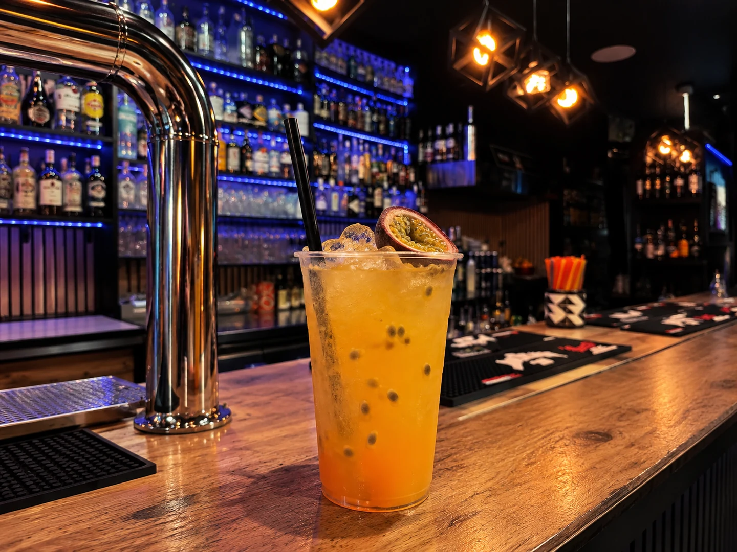 Quattro Bianchi Passion Fruit, served at Jimmy Cocktail Lab on Via Petroni, Bologna