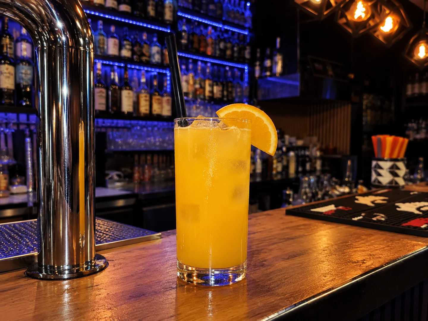 Screwdriver, served at Jimmy Cocktail Lab on Via Petroni, Bologna