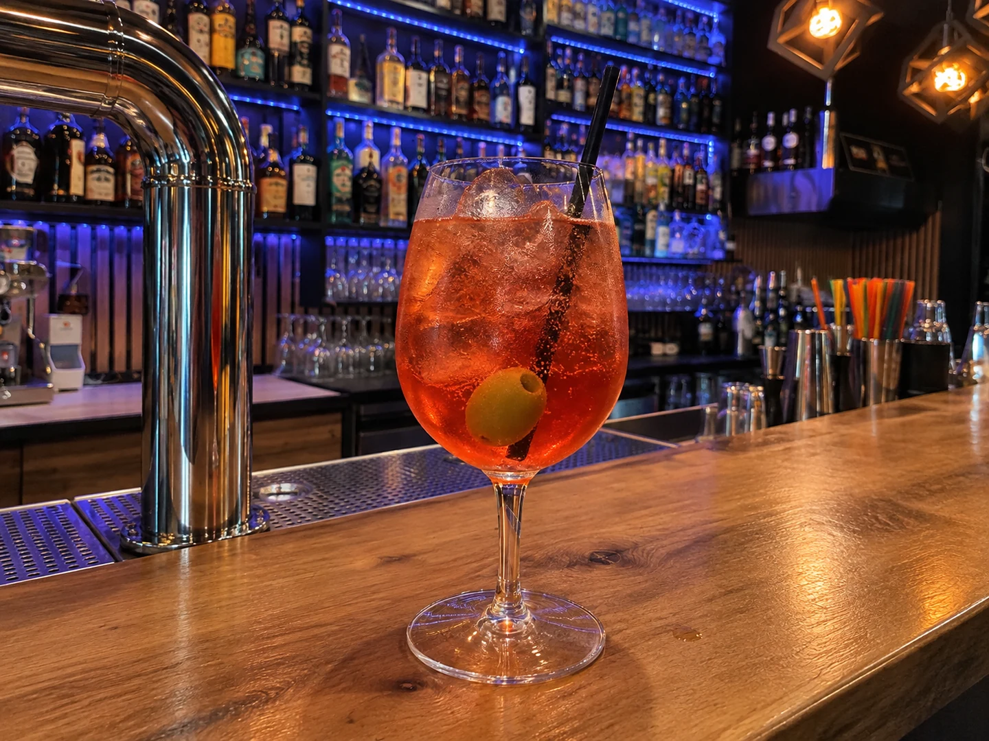 Select Spritz, served at Jimmy Cocktail Lab on Via Petroni, Bologna