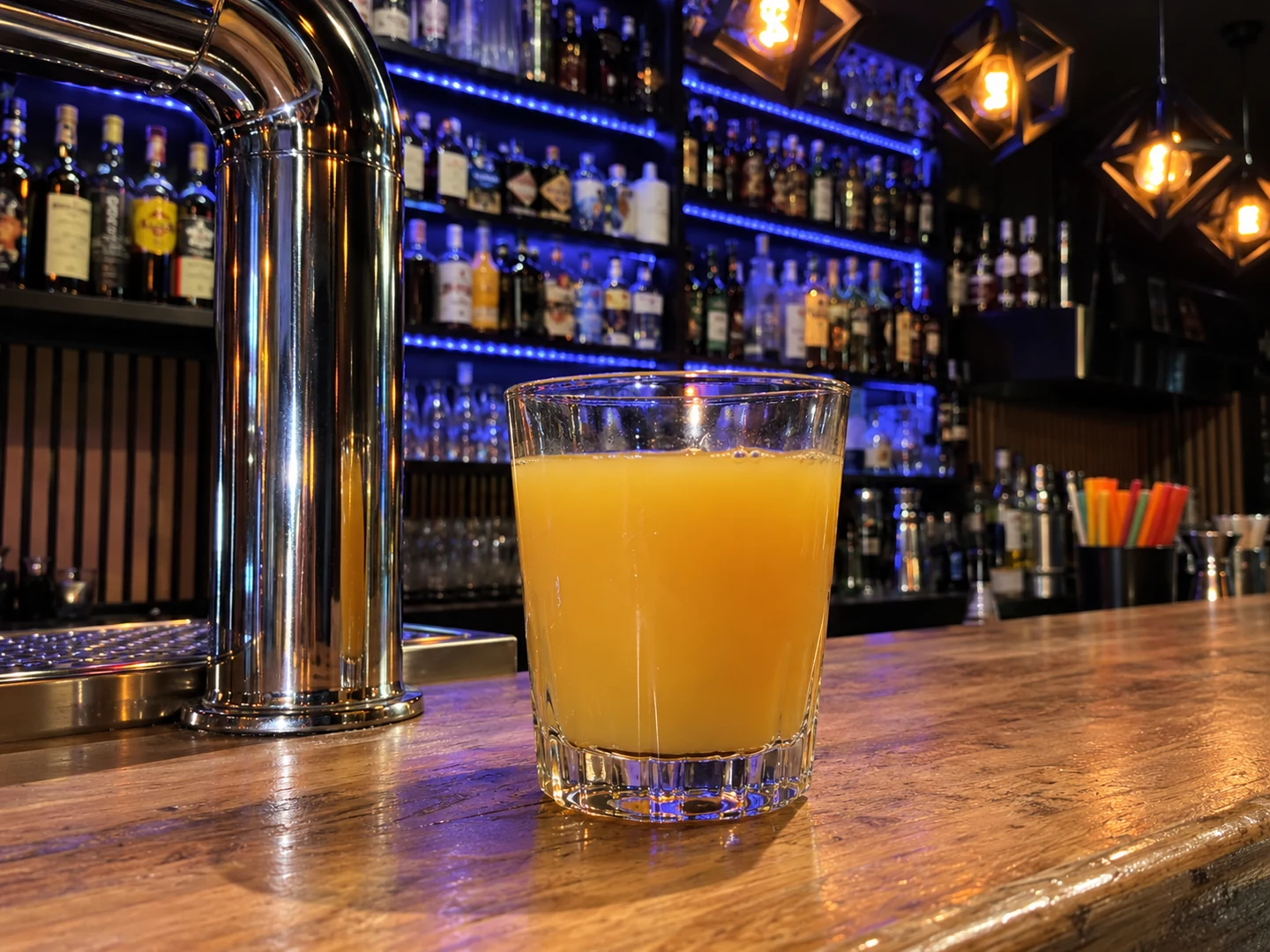 Fruit Juice, alcohol-free drink served at Jimmy Cocktail Lab on Via Petroni, Bologna
