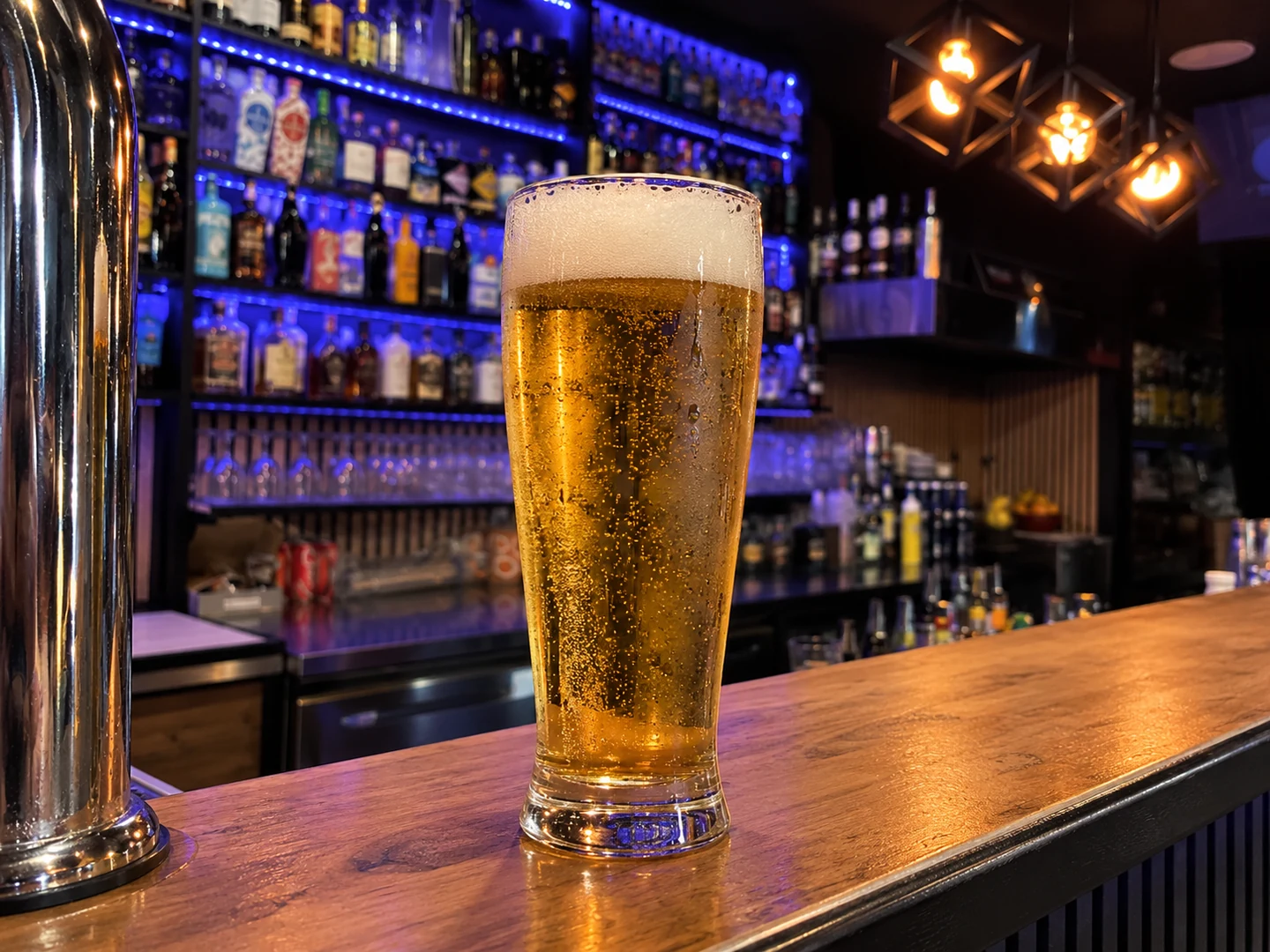 Tap Beer · Medium, served at Jimmy Cocktail Lab on Via Petroni, Bologna