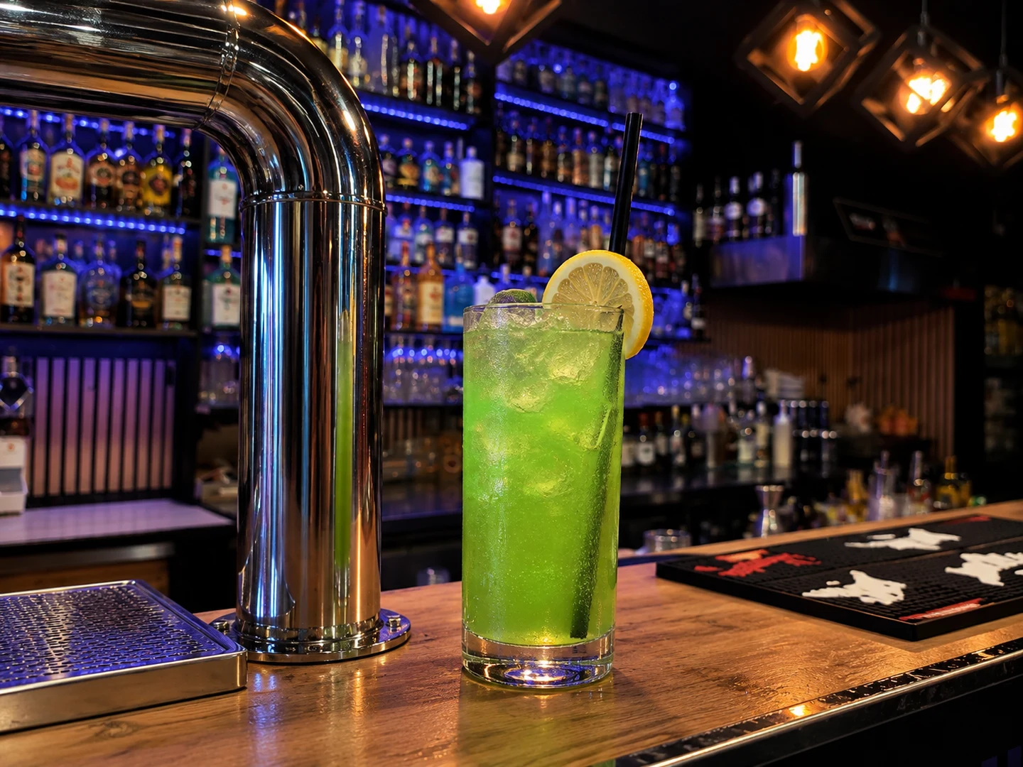Tokyo Iced Tea, served at Jimmy Cocktail Lab on Via Petroni, Bologna