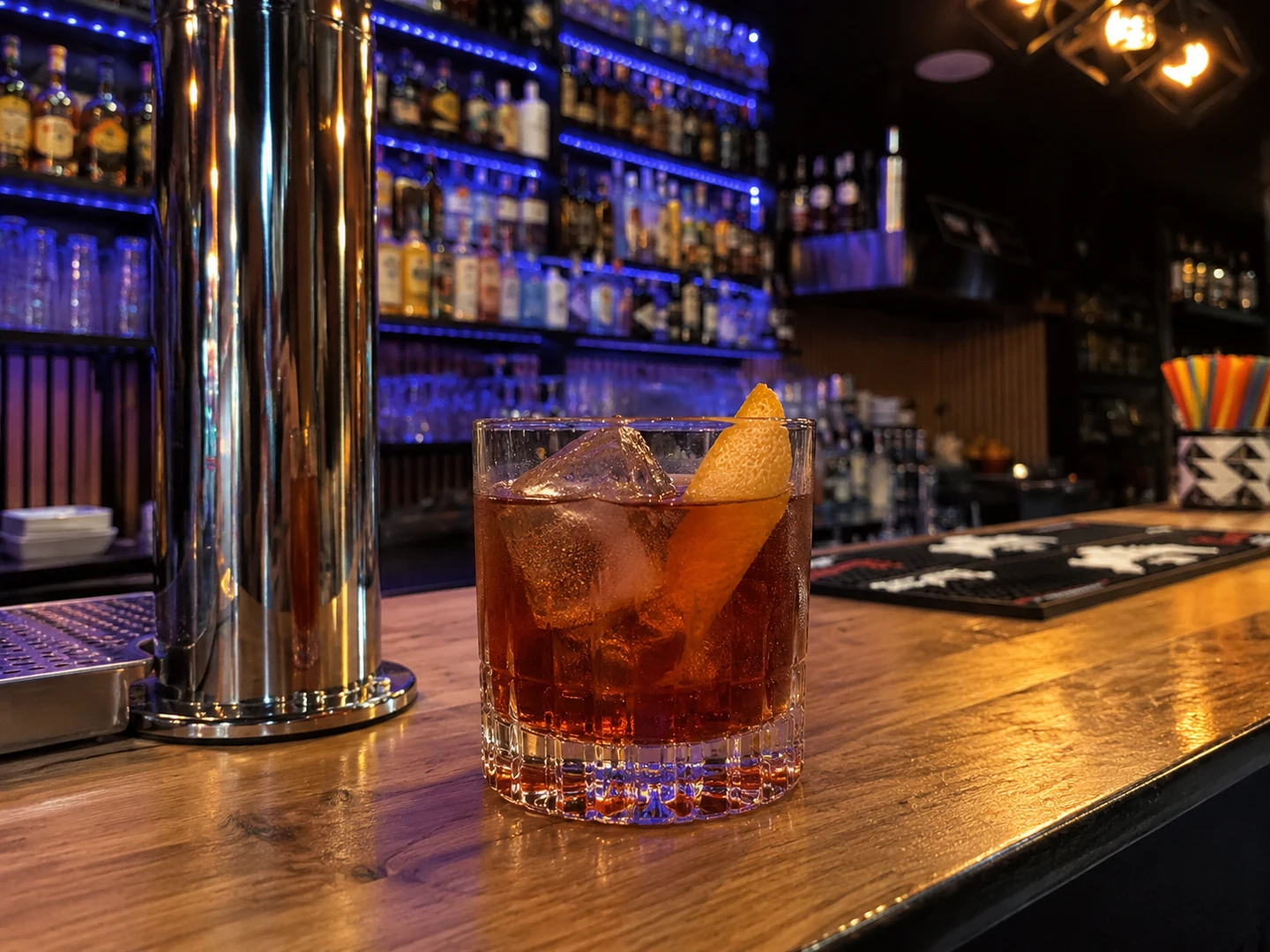 Vieux Carré, served at Jimmy Cocktail Lab on Via Petroni, Bologna