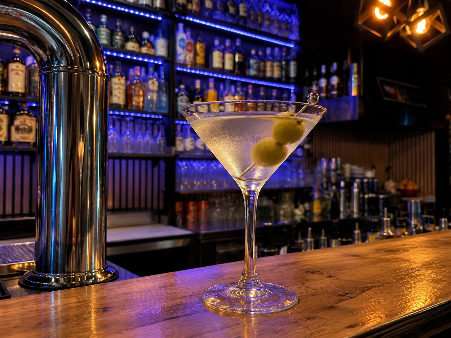 Vodka Martini, served at Jimmy Cocktail Lab on Via Petroni, Bologna