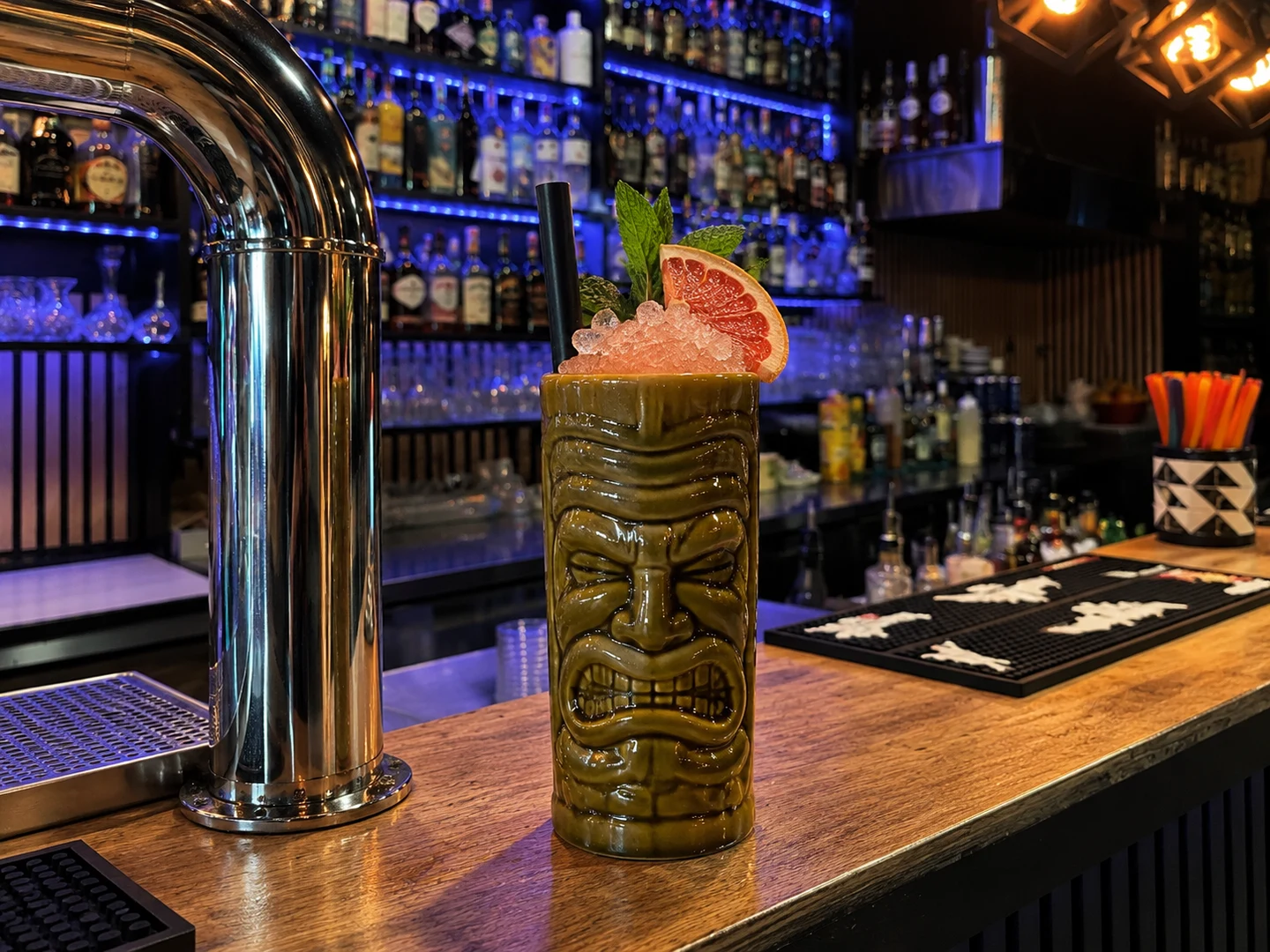 Zombie, served at Jimmy Cocktail Lab on Via Petroni, Bologna