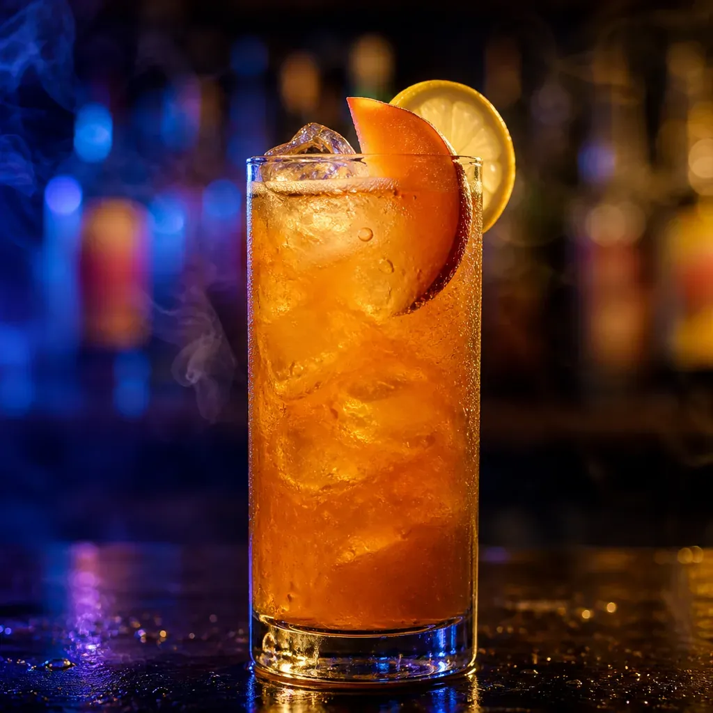 Peach Iced Tea Fizz