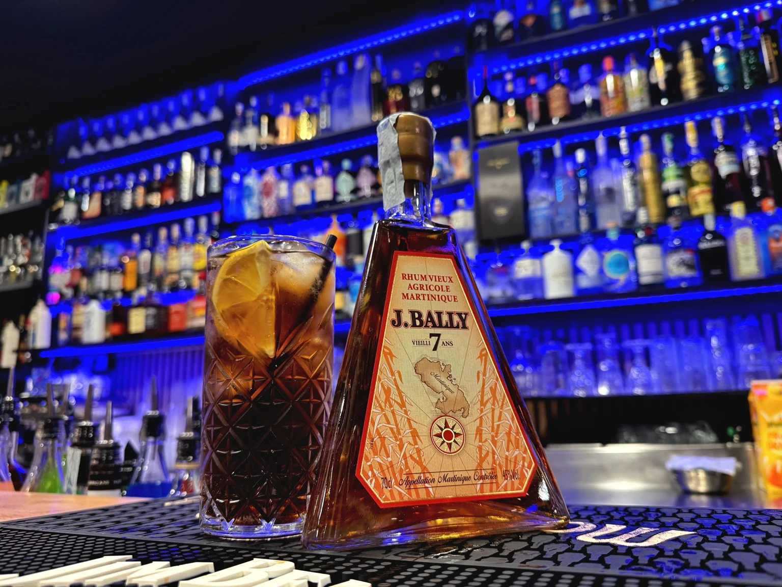 J. Bally 7 Ans and a drink at Jimmy, Via Petroni 32/c